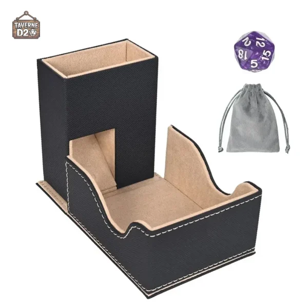 Tour à dés compact et pratique pour joueurs