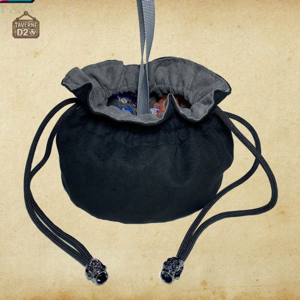 Accessoire de jeu : grand sac à dés avec poches