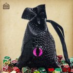 Bourse à dés dragon pour ranger vos dés en toute sécurité