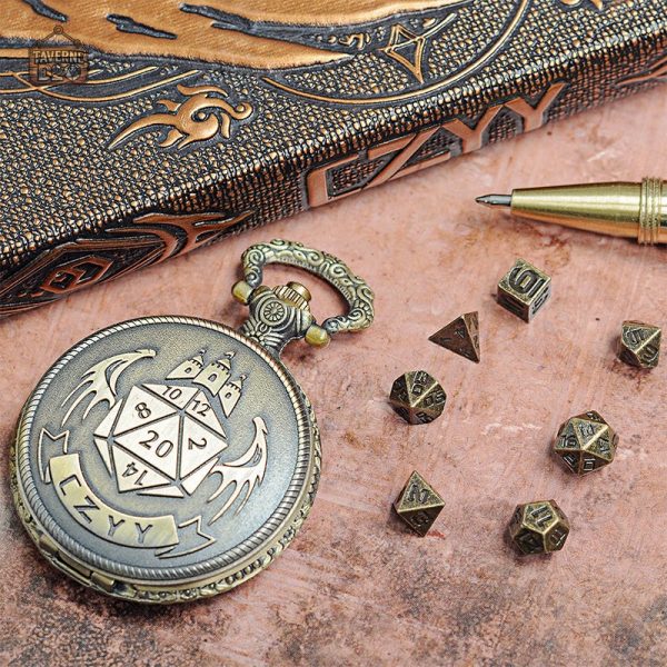 Montre à Gousset Steampunk JDR élégante en métal