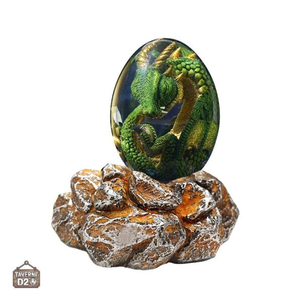 Objet décoratif Œuf de Dragon en style fantastique