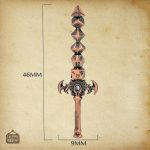 Goodies de jeu : pendentif épée en métal