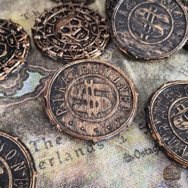 Accessoires de jeu inspirés des pirates et de leurs trésors