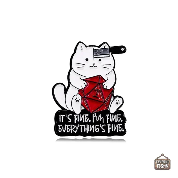 Variété de pins Fumble Cat, accessoire tendance pour les fans de chats