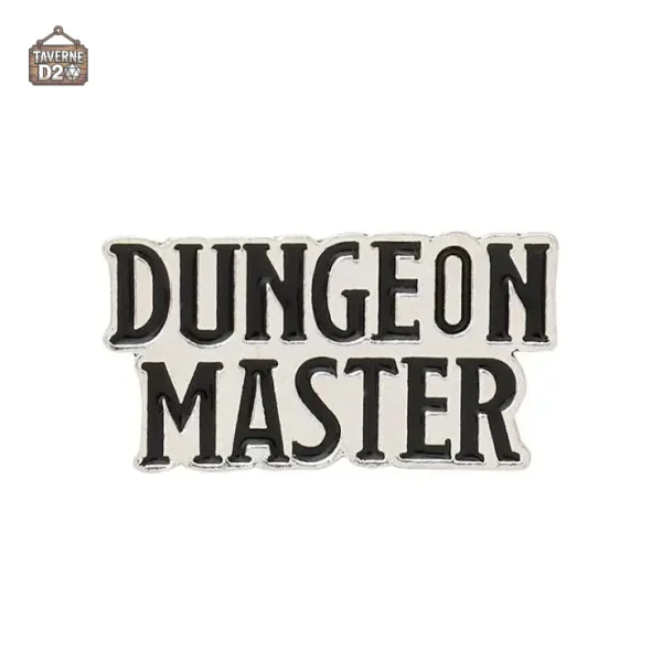 Accessoire tendance : pin Maître du Donjon émaillé