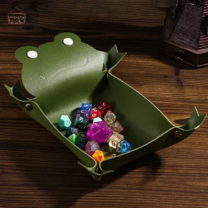 Piste de dés ludique avec une thématique grenouille