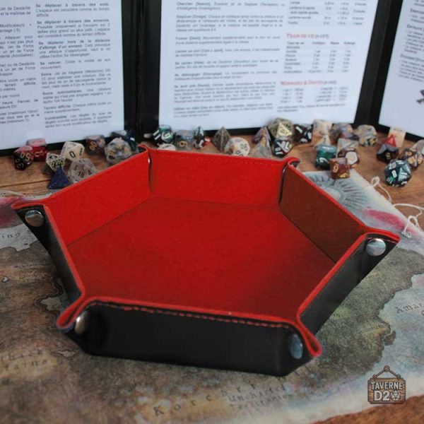 Support de dés hexagonal pour des parties dynamiques