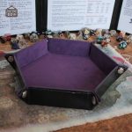 Piste de dés pour jeux, design hexagonal attrayant