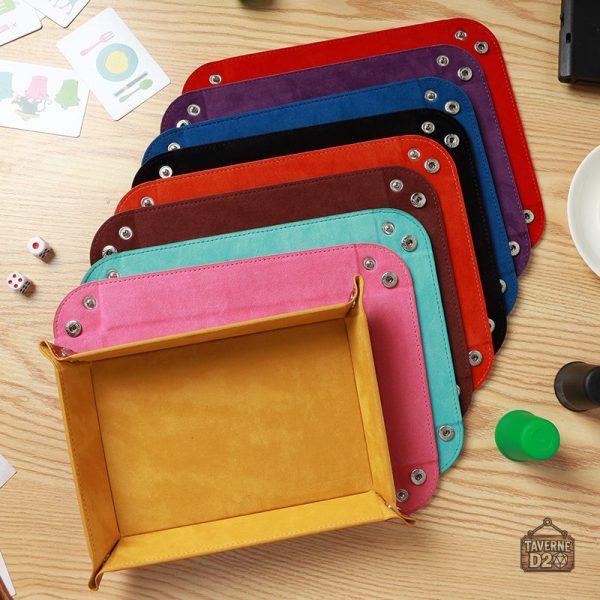Piste de dés rectangulaire pour amateurs de jeux