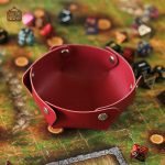 Piste de dés ronde pour jeux de société