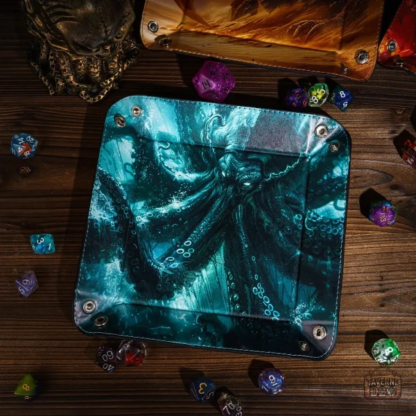 Piste de dés Cthulhu imprimée en couleur