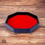 Plateau de dés octogonal pour jeux de société
