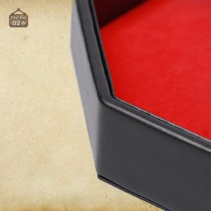 Accessoire de jeu : plateau de dés octogonal pratique