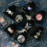 Pochette en velours pour dés de tarot