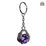 Porte-clé D20 pour fans de fantasy