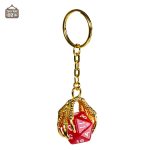 Porte-clé D20 dragon pour collectionneurs
