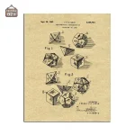 Poster Set de dés pour jeux de rôle