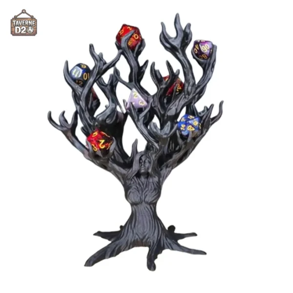 Tour à dés en forme d'arbre