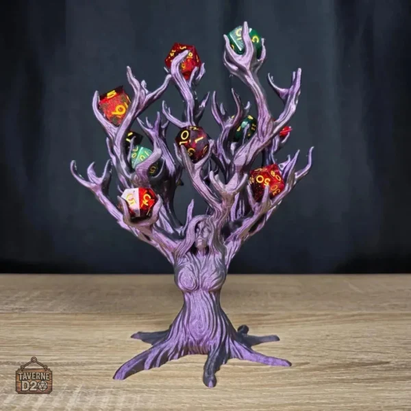 Support à dés en forme d'arbre