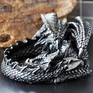 Support de rangement pour dés avec design dragon