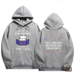 Pull Donjons et Dragons - Chat MJ en design original