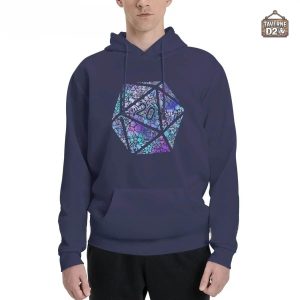 Pull D20 mosaïque pour les passionnés de jeux de rôle