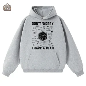 Pull JDR avec message motivant "J'ai un plan