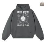 Pull JDR avec inscription humoristique "J'ai un plan