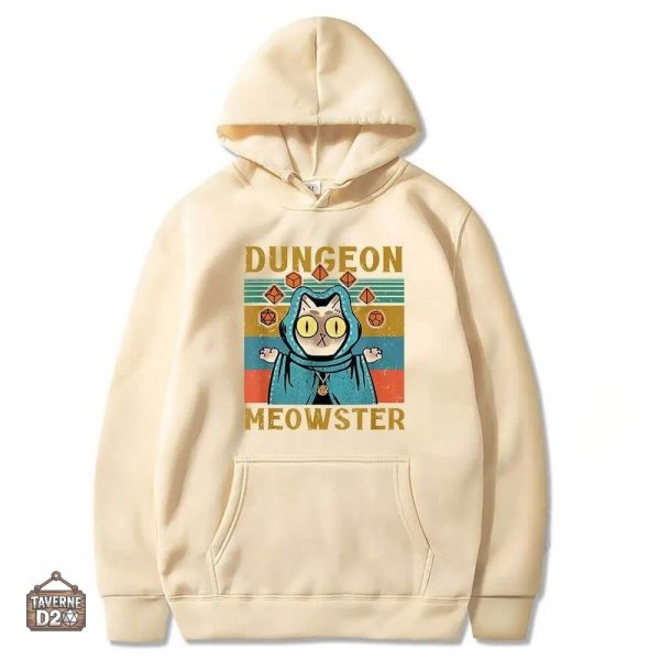 Pull JDR avec motif de chat, style ludique
