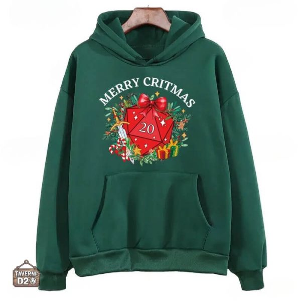 Pull de Noël JDR, design amusant et chaleureux