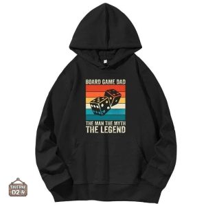 Pull JDR - Papa Gamer au D6, design unique pour les passionnés de jeux