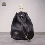 Sac à dés en cuir synthétique pour RPG