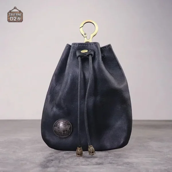 Sac à dés en cuir synthétique pour collectionneurs