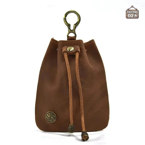 Sac à dés en simili cuir avec design rétro