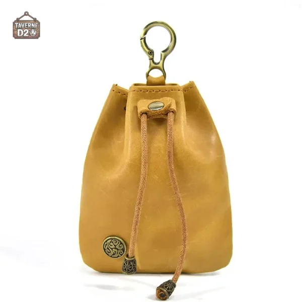 Sac de dés en cuir artificiel pour joueurs