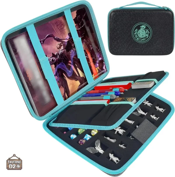 Rangement compact pour jeux de rôle et accessoires