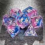 Accessoires de jeu : dés chat en résine originale