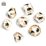 Dés de jeu inspirés des chats, parfaits pour les joueurs
