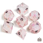 Set de dés originaux avec motifs de chat