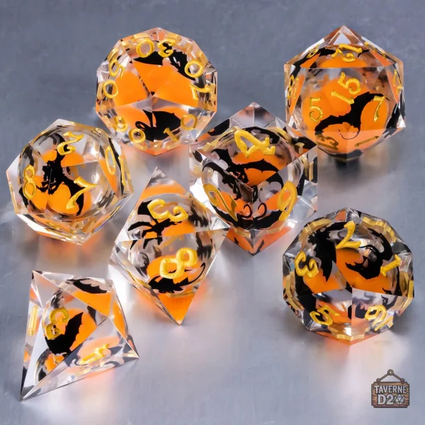 Set de dés Chauves-souris pour jeux de société