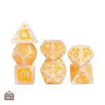 Set de dés inspirés par l'Ouroboros pour gamers