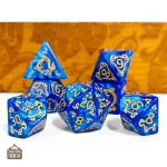Dés avec motif Ouroboros, idéal pour les joueurs