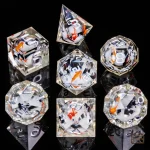 Set de dés Poisson pour jeux de société