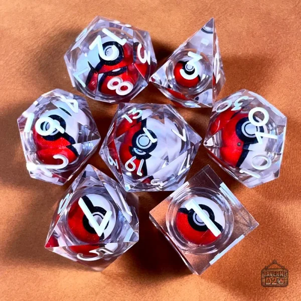 Set de dés inspiré par l'univers Pokémon