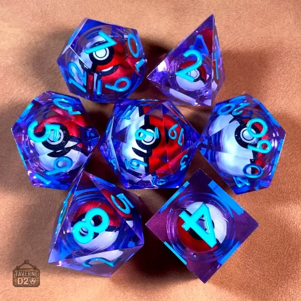 Dés de jeu Pokeball, ajout ludique à votre collection