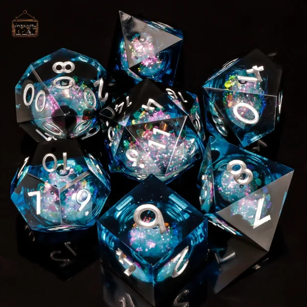 Accessoires de jeu : set de dés lumineux et attractifs