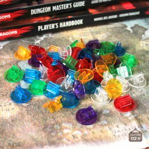 Support en plastique pour pions de jeu