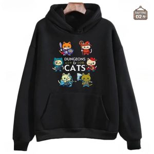 Sweat DnD – Chatons Mignons pour les passionnés de JDR