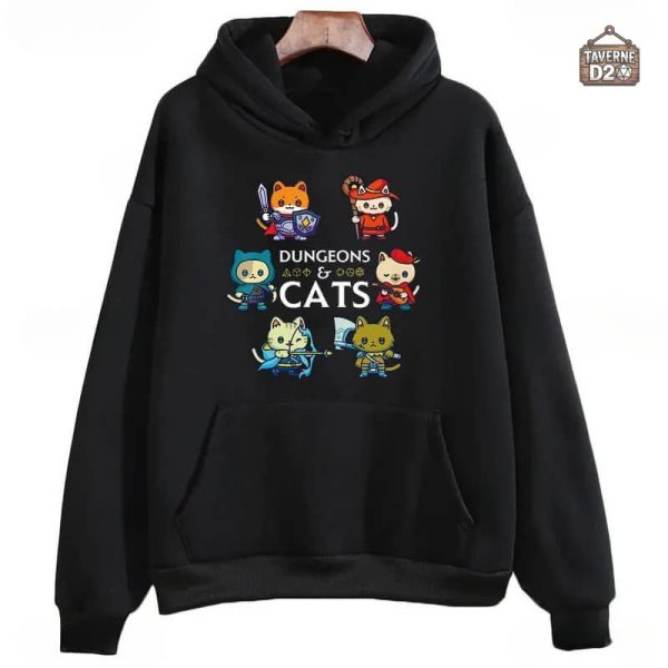 sweat-dnd-chatons-mignons-1 Sweat DnD – Chatons Mignons pour les passionnés de JDR