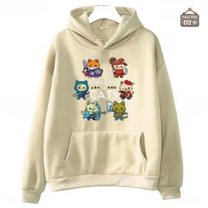 Sweat-shirt Dungeons & Dragons orné de chatons